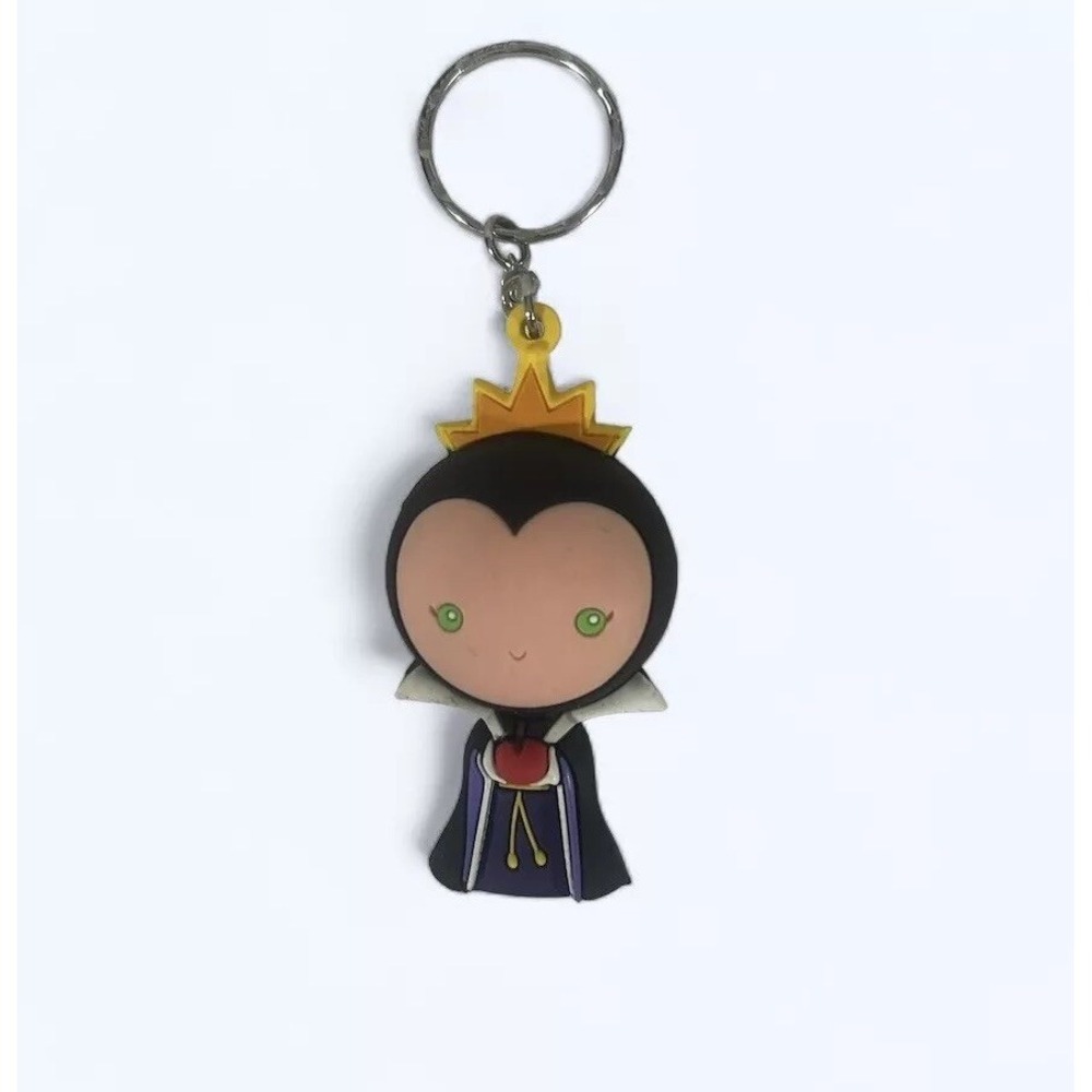 Disney Bag Clip Snow White Evil Queen 3D Figural Keychain 3"